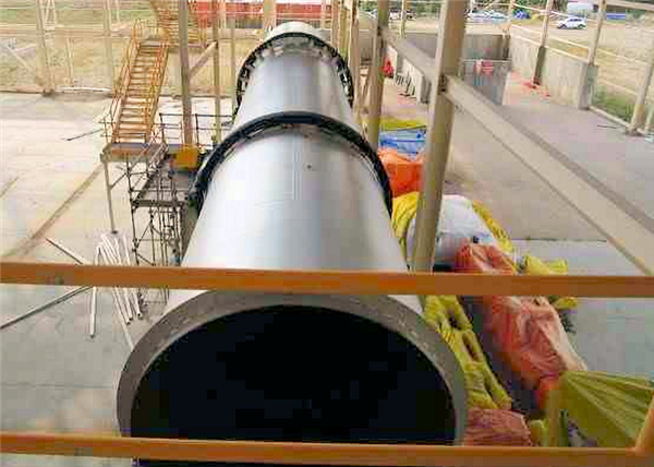 Unused Feeco 9' Dia. X 60' L Rotary Drum Dryer)